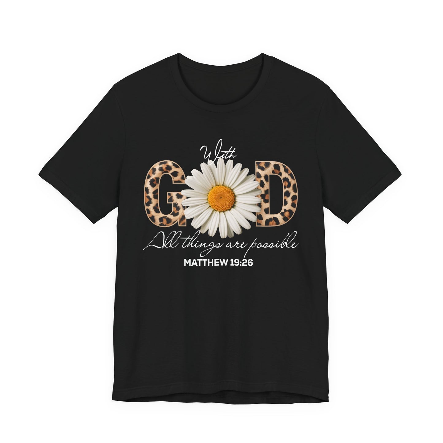 Wild Faith Leopard Daisy Tee