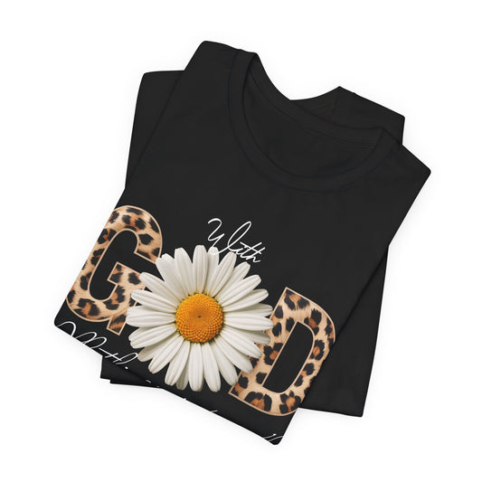 Wild Faith Leopard Daisy Tee