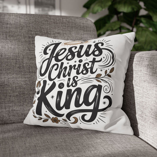 Jesus Christ is King Pillow