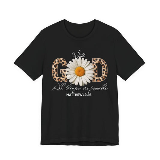 Wild Faith Leopard Daisy Tee