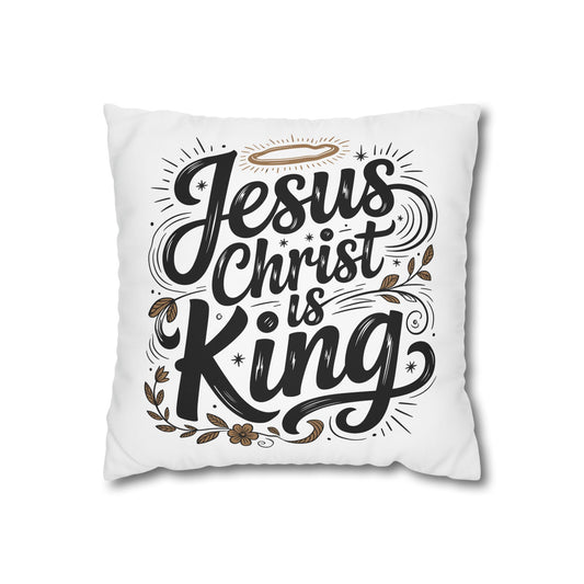 Jesus Christ is King Pillow