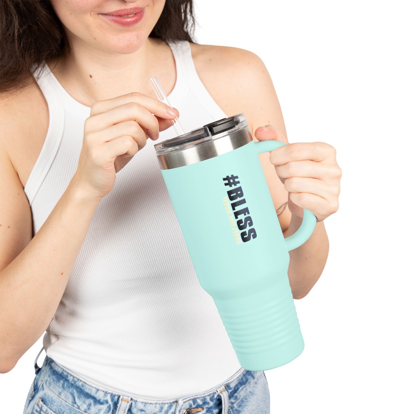 #BLESS Mega Mug – 40oz Travel Tumbler