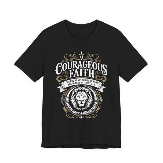 Courageous Faith – Lion of Judah Tee